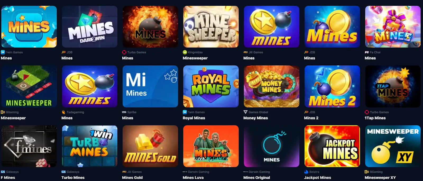 Mines game online casino