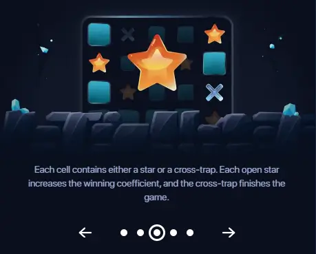 Mines game stars